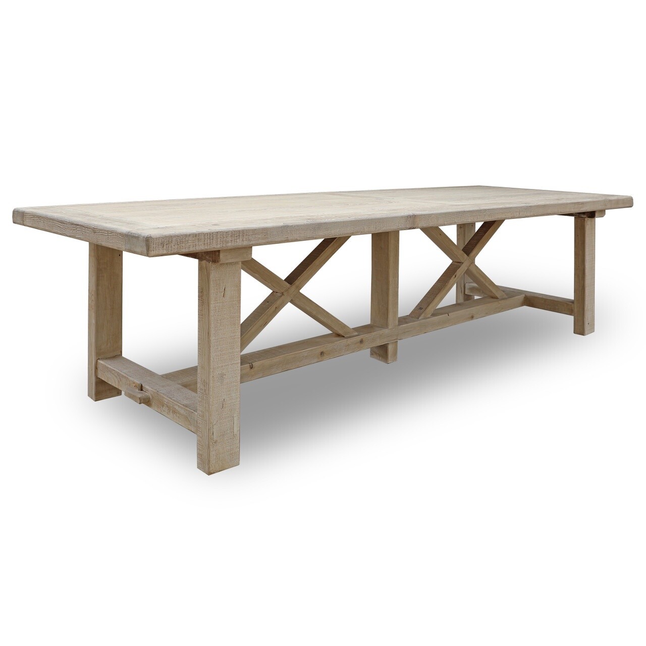Dining Table Weathered Pine 118&quot;