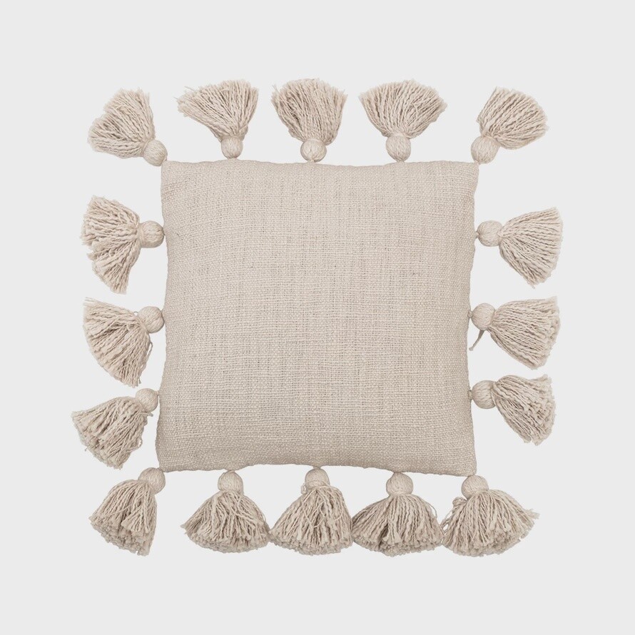 12&quot; Square Tassel Pillow