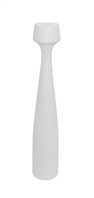 White Candle Holder