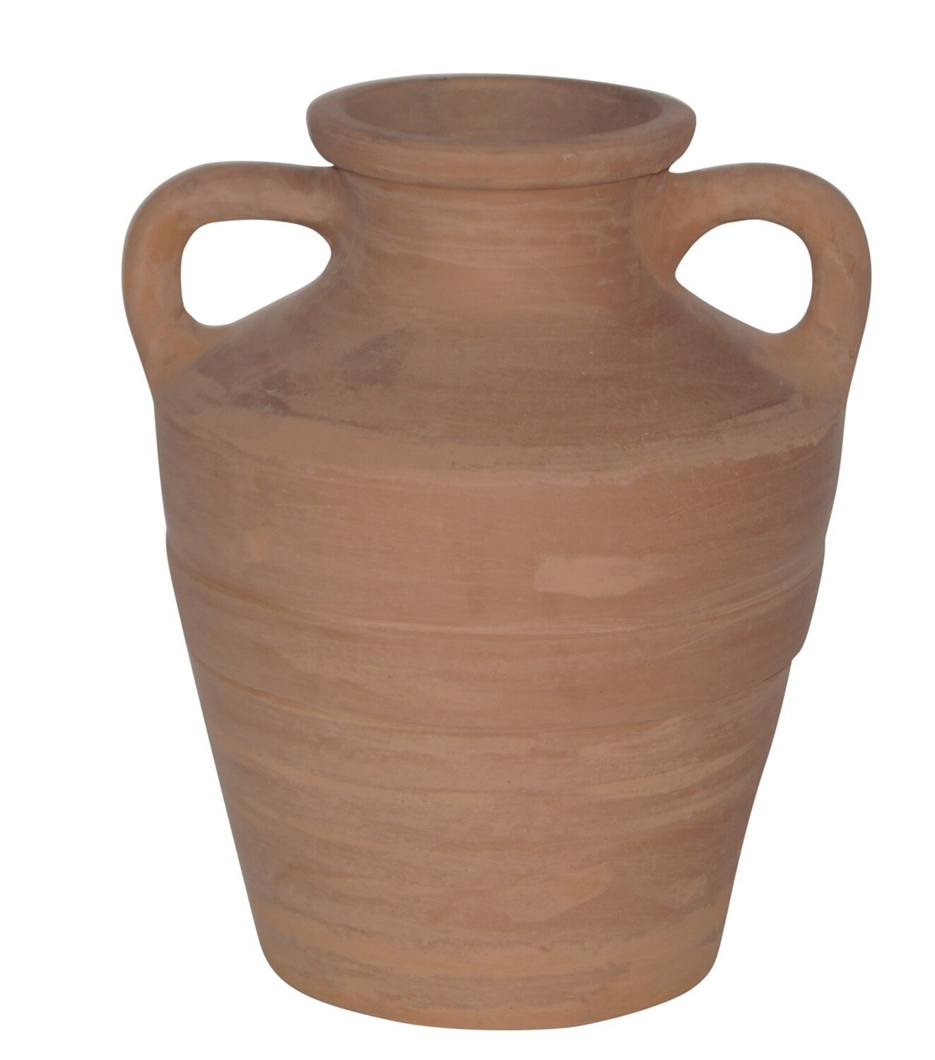 TERRACOTA VASE  WITH HANDLES