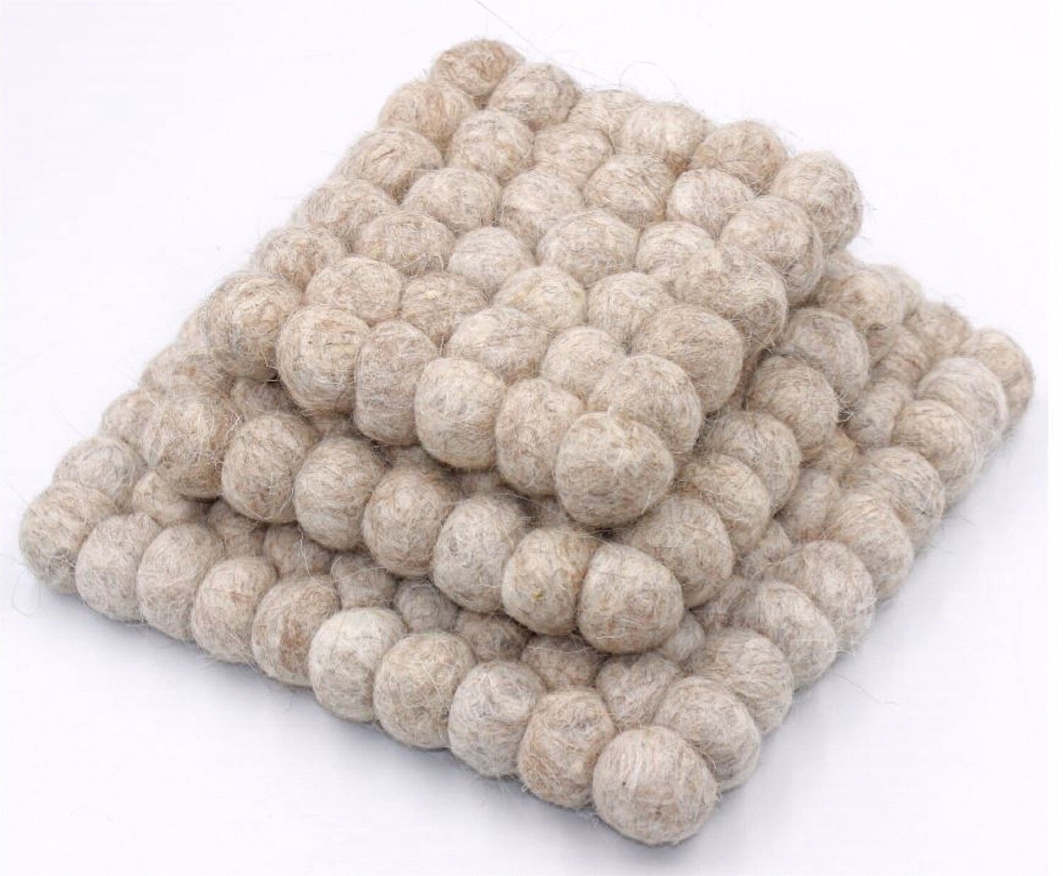 PLAIN TRIVET SET OF 3 NATURAL