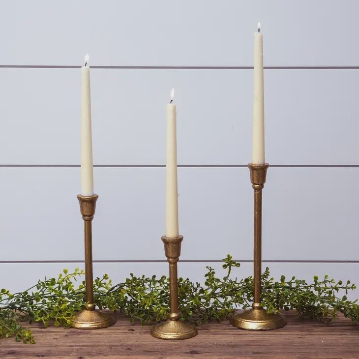Antique Gold Candle Sticks