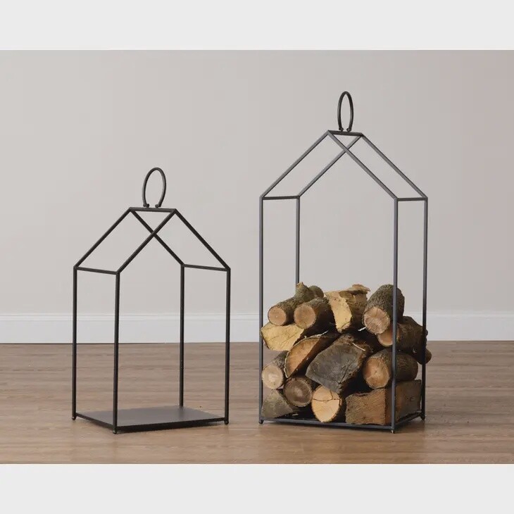 House Shaped Log Holder