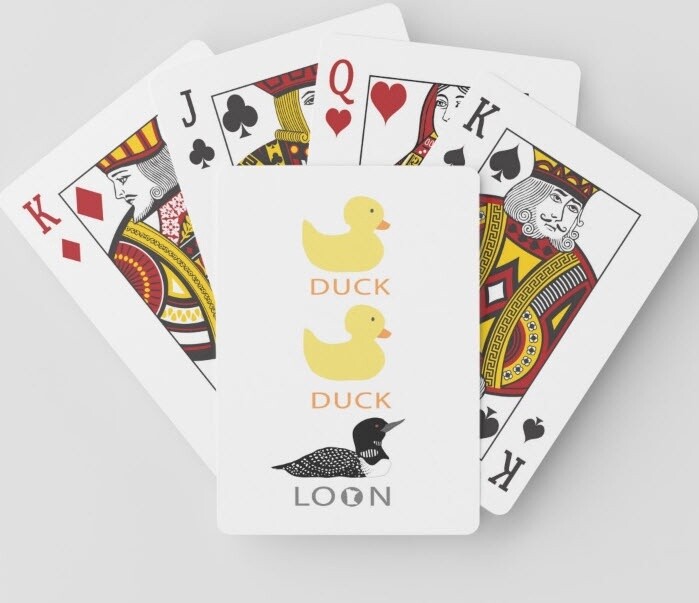 Duck Duck Loon Playing Cards