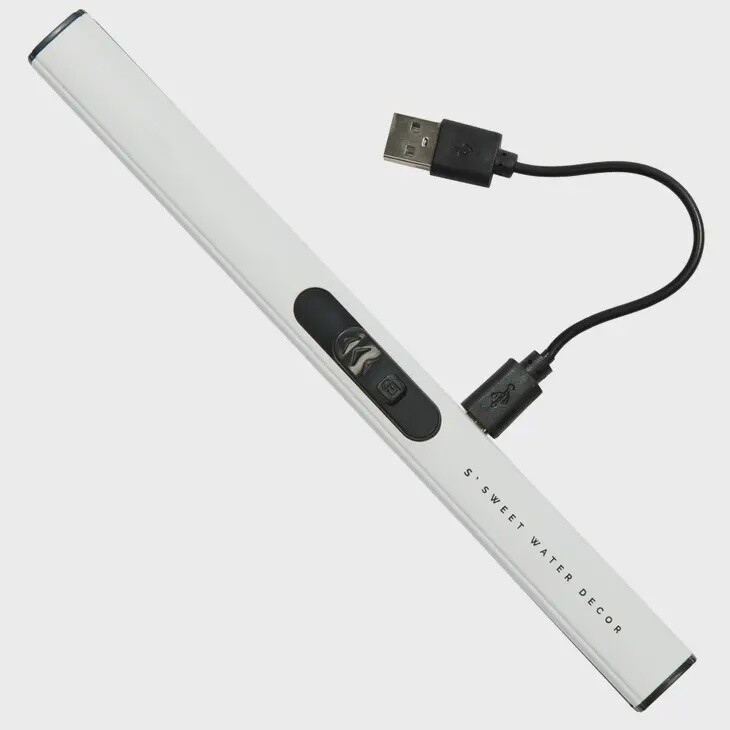 Rechargeable Electric Lighter, Color: White