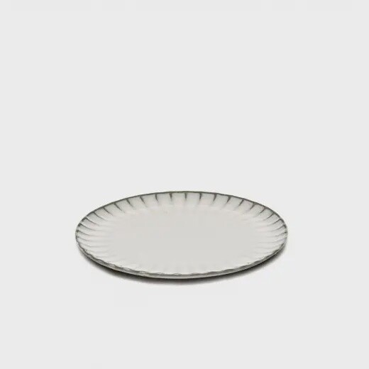 Soft Blue Edging Dinner Plate