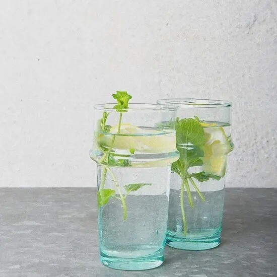 Recycled Bedside Drinking Glass