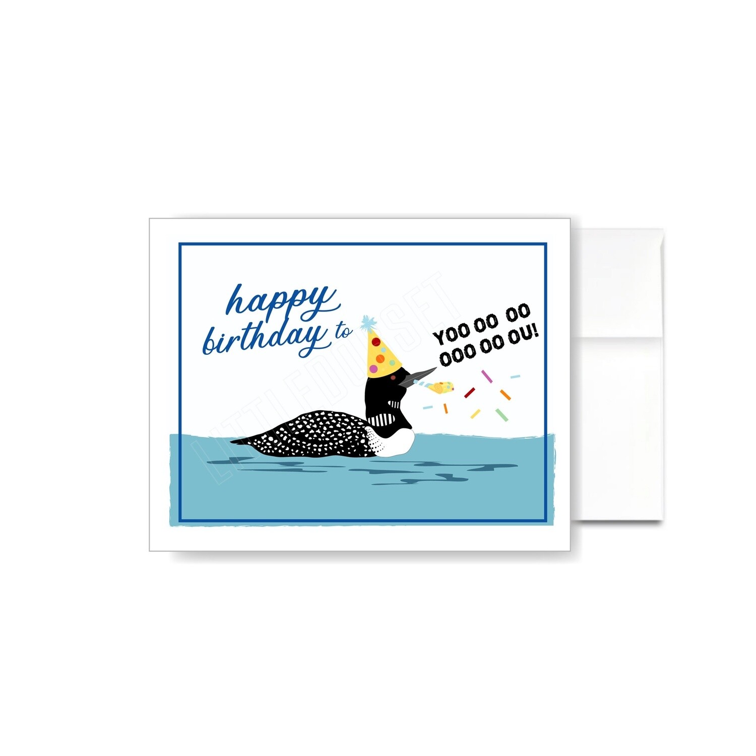 Loon Birthday Card