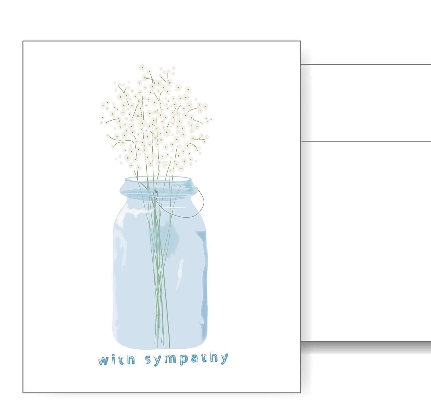 Mason Jar Sympathy Card