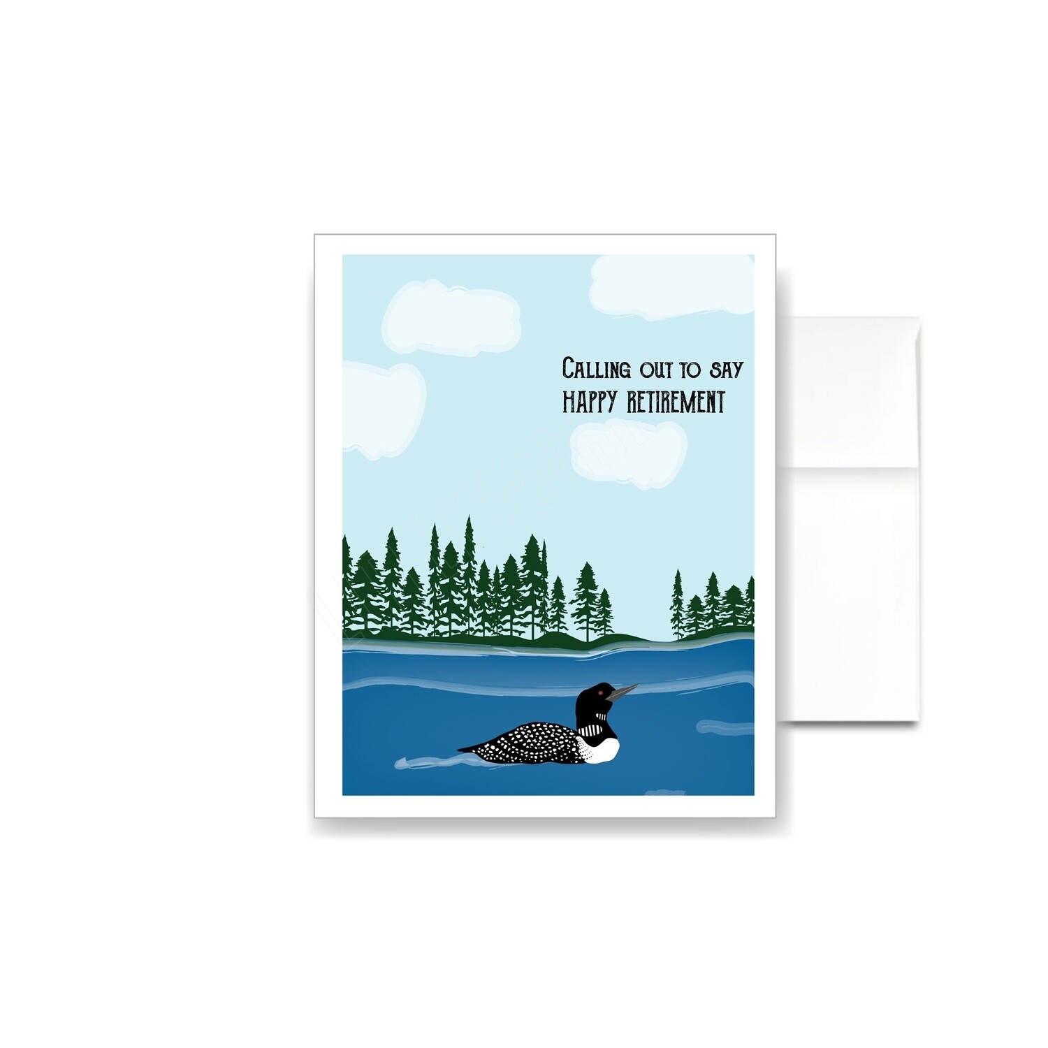 Loon Retirement Card