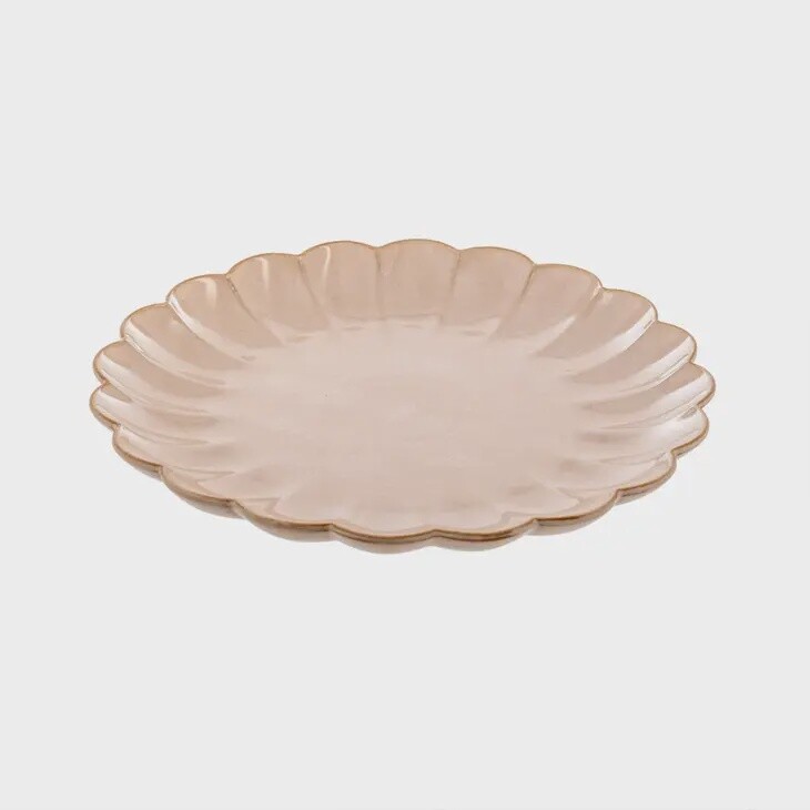 Blush Scallop Plate Large
