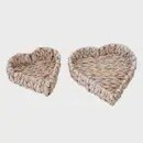 Set 2 Heart Shape Baskets