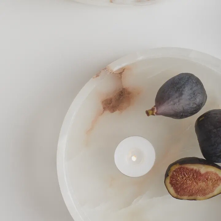 Santo Alabaster Vanity Tray