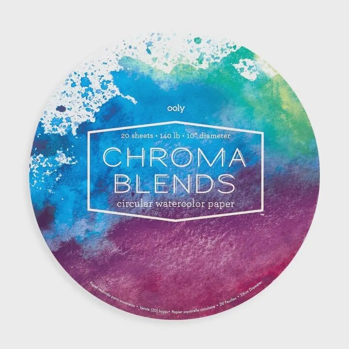 Circular Watercolor Paper