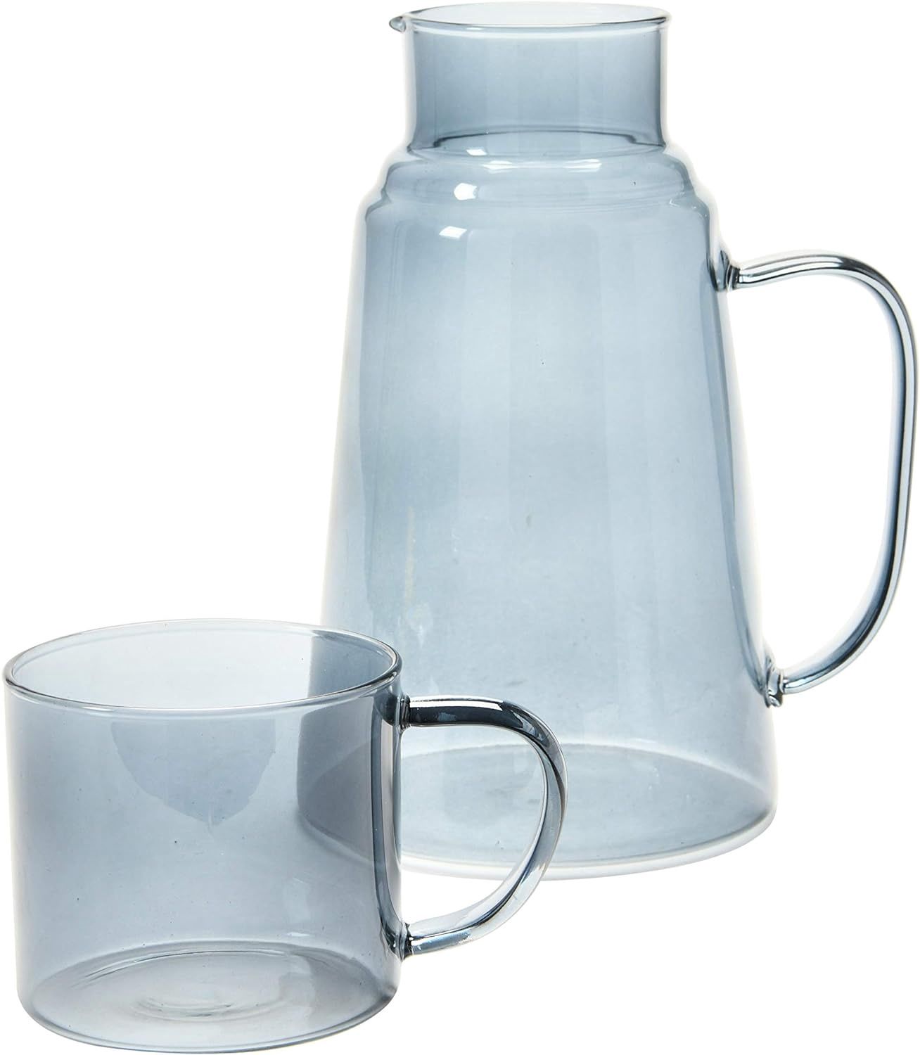 Blue Carafe with Mug