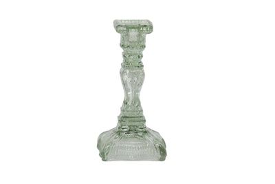Mint Green Glass Candle Sticks, Size: Small