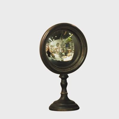 Small Convex Mirror On Stand