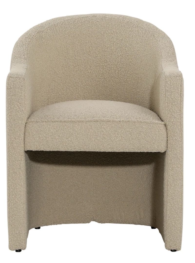 Dining Chair Boucle Cream