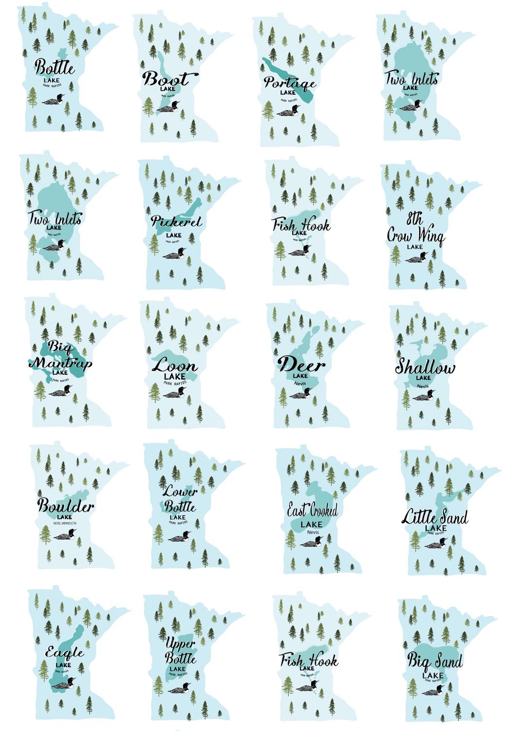 Custom Lake Cards