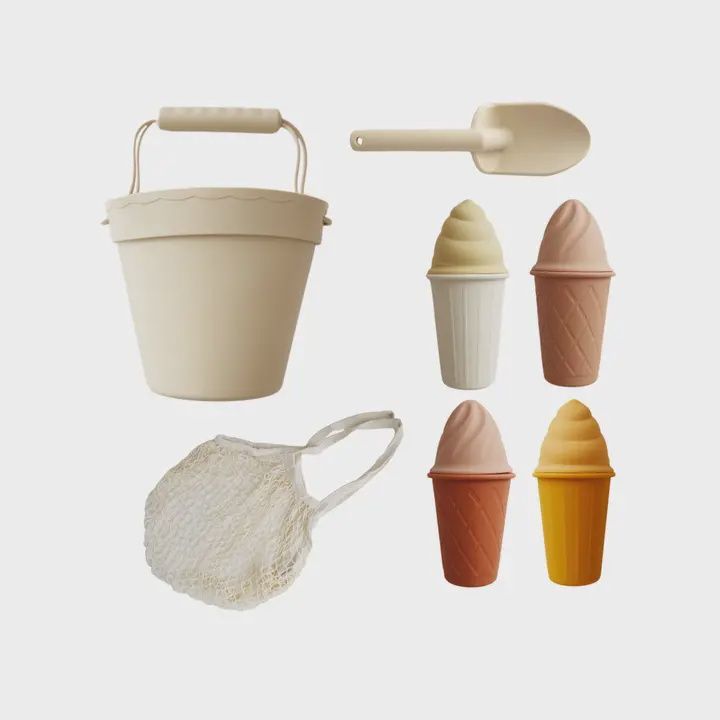 Silicone Ice Cream Beach Set