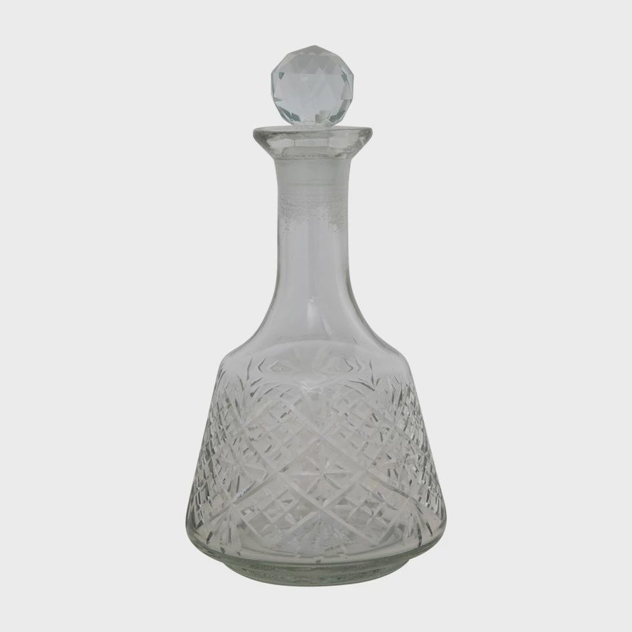20 oz. Etched Glass Decanter