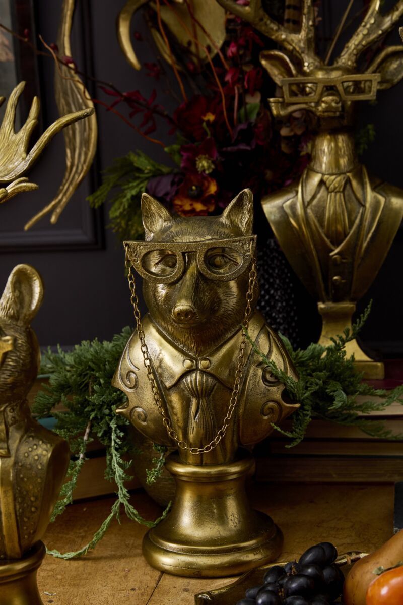 Bronze Fox Bust