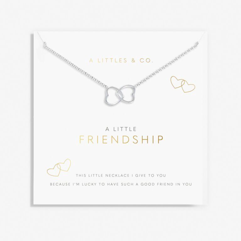Friendship Silver Heart Necklace