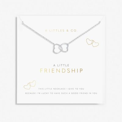 Friendship Silver Heart Necklace