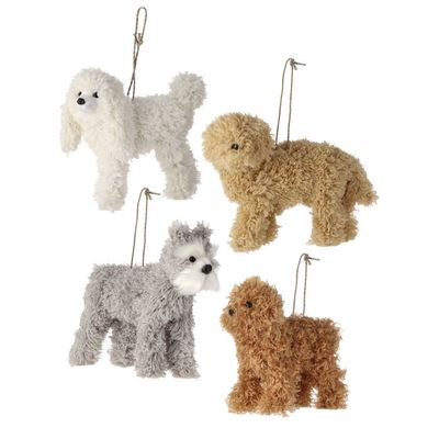 FUR DOG ORNAMENT