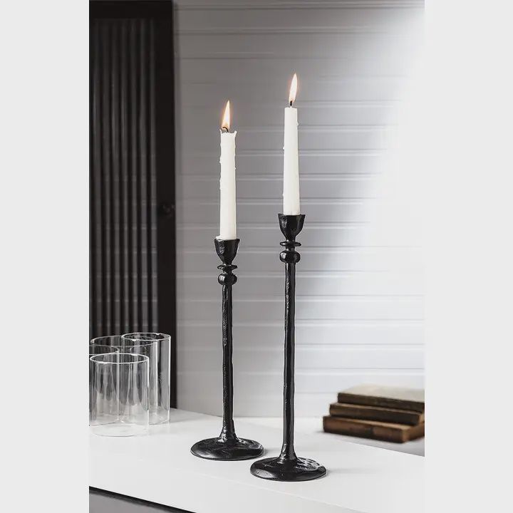 Forge Style Taper Candlestick Holder