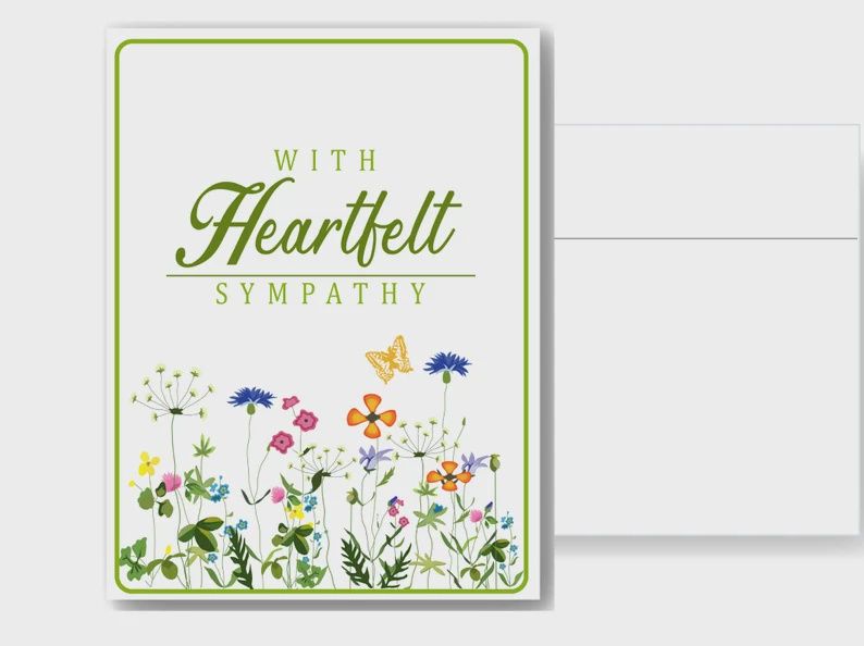Heartfelt Sympathy card Pack