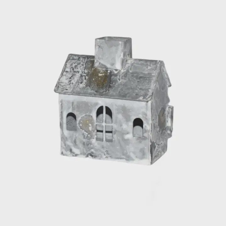 Iron House Tealight Holder