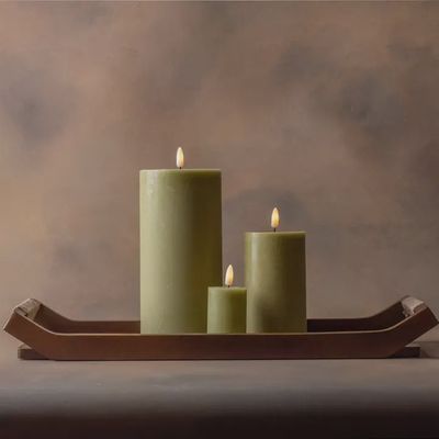 Flameless Pillar Candle