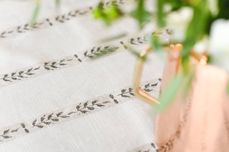 Walnut Leaf Tablecloth