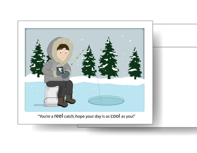 Ice Fishing Card