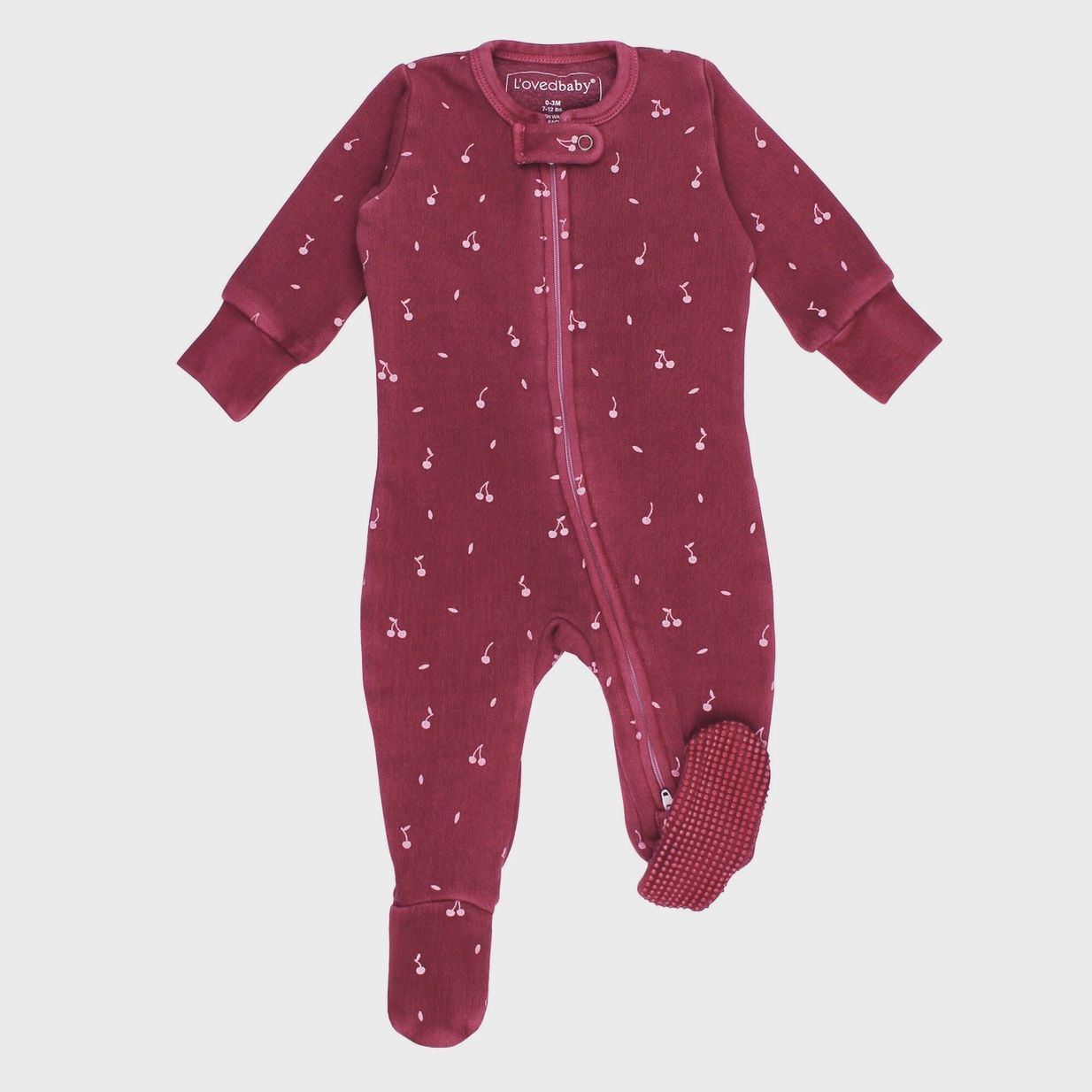 Organic  Footie Cherries Sleeper
