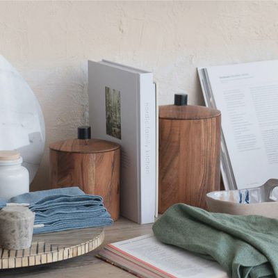 Wood Container w/ Lid