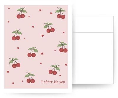 Cherry Greeting Card