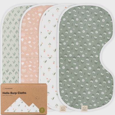 4-Pack Baby Burp Cloths