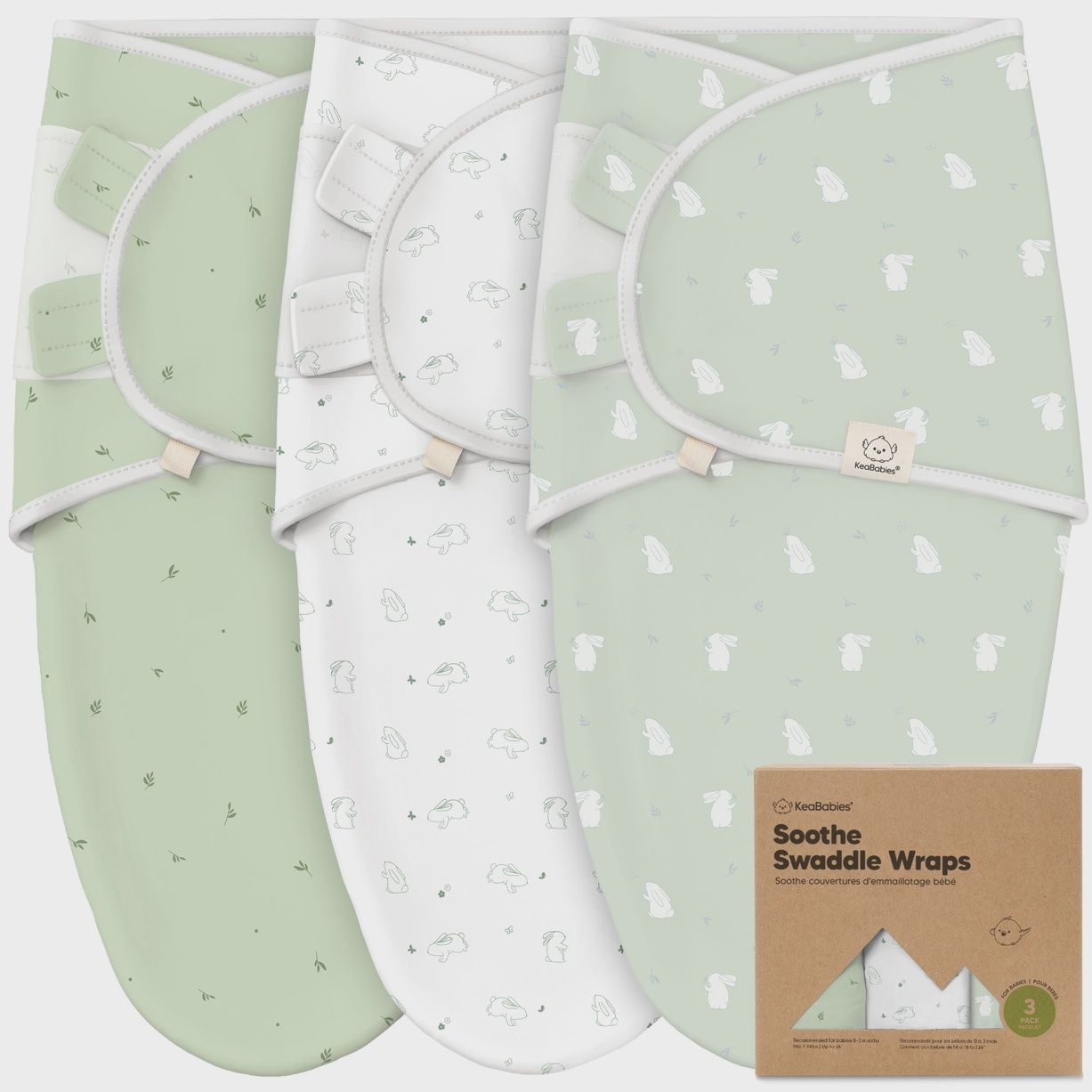 3pk Soothe Baby Swaddles Sleep Sack