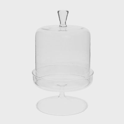Cloche Glass Dome &amp; Pedestal
