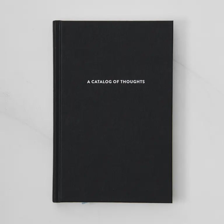 A Catalog of Thoughts - Notebook