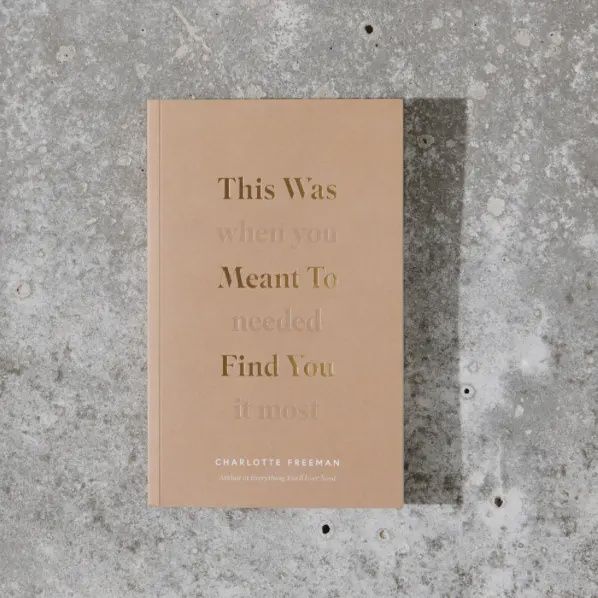This Was Meant To Find You- Book