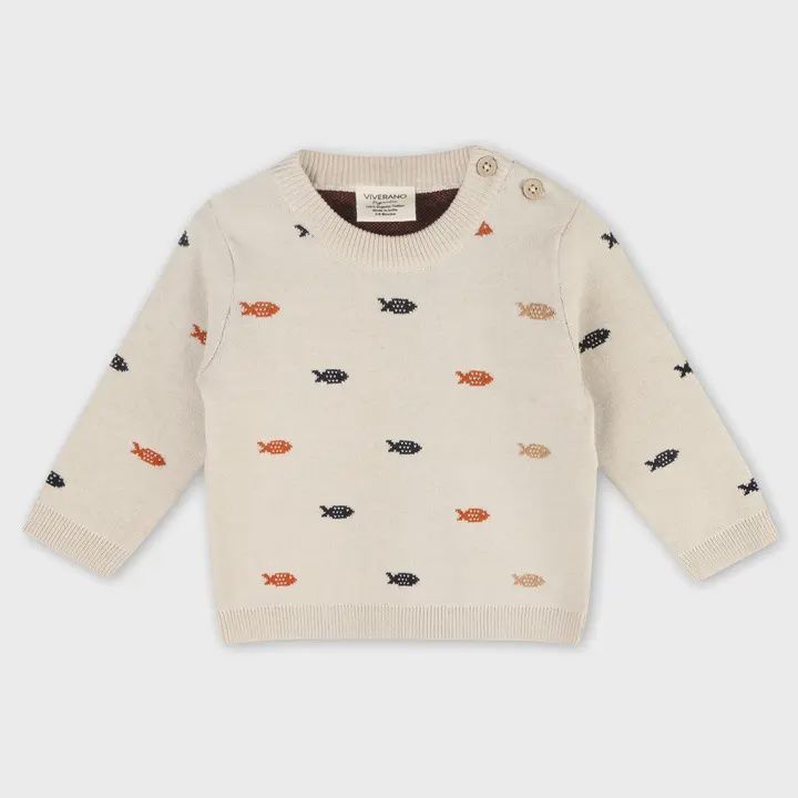 Fishes Baby Pullover Sweater
