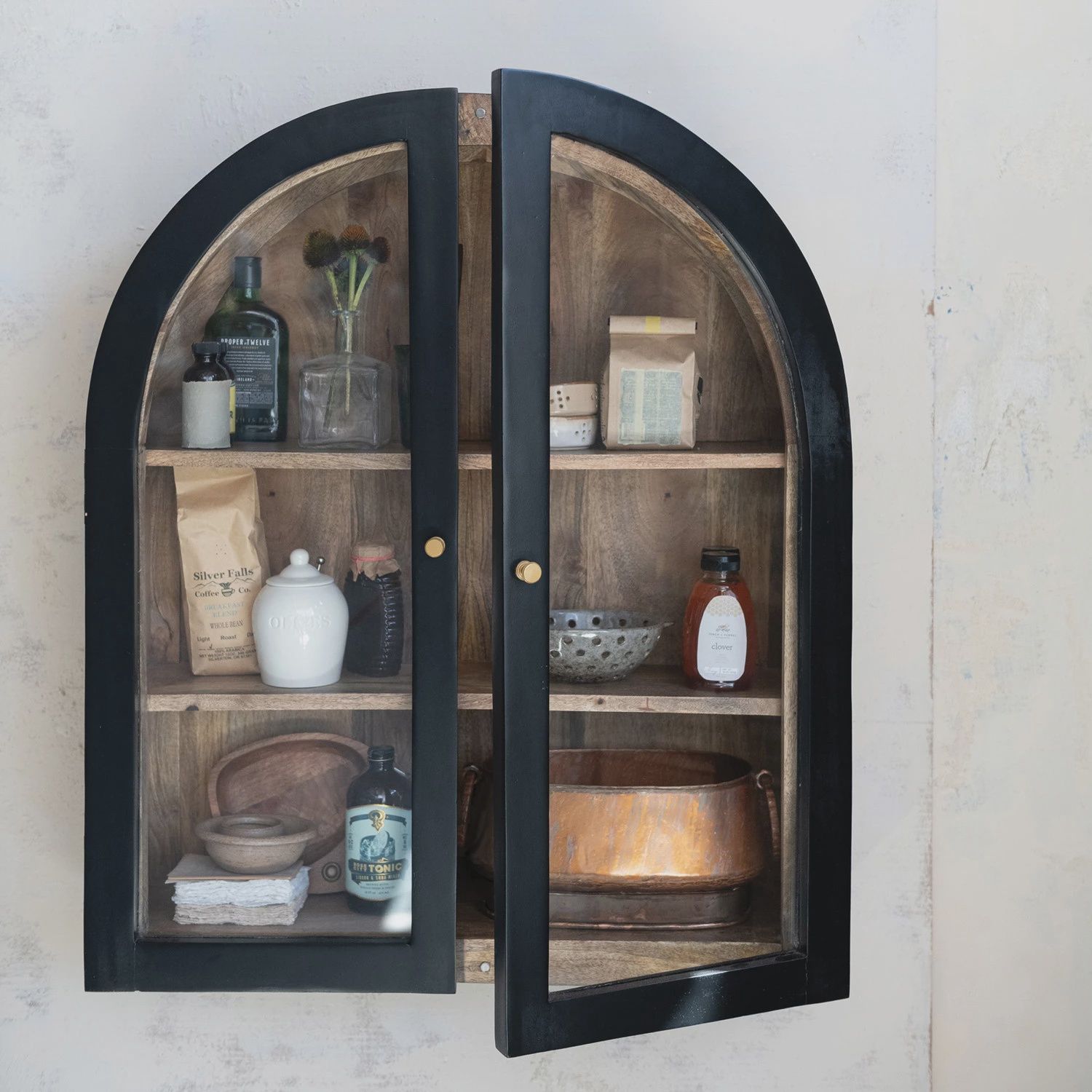 Arched Wall Cabinet