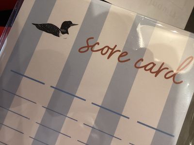 50 Loon Score Cards