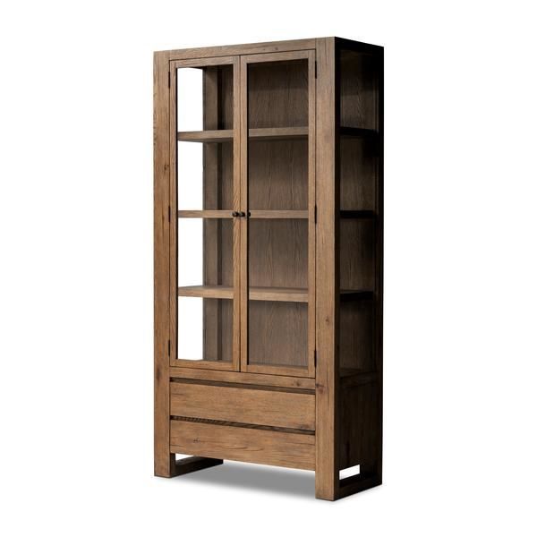 Cabinet Hutch With Drawers 42.00&quot;w x 18.00&quot;d x 84.00&quot;h