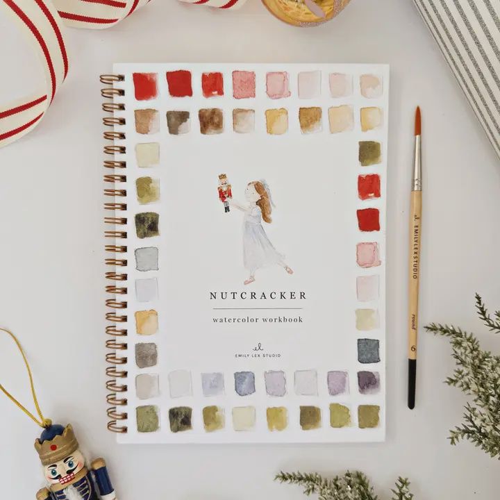 Nutcracker Watercolor Book