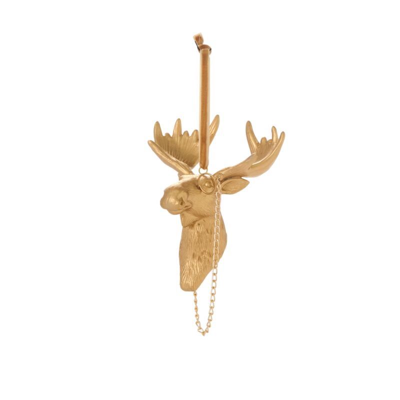 Bronze Animal Ornament, Animal: Moose