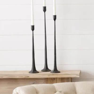 Forge Style Taper Candlestick Holder